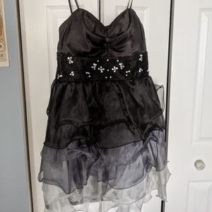 Bee Darlin Black and White Cocktail Dress